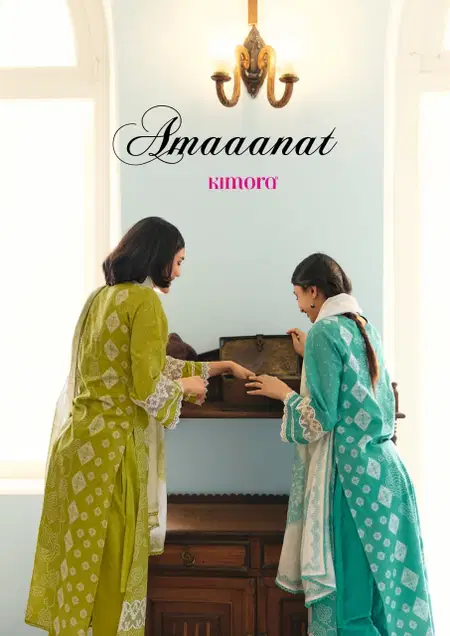 Amaaanat Vol 70 By Kimora Lawn Cotton Designer Salwar Suits Exporters In India